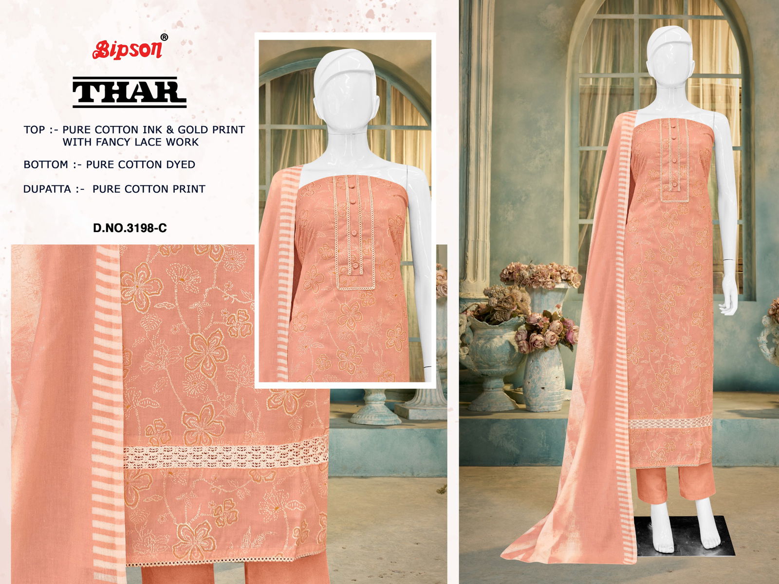 Thar 3198 By Bipson Cotton Printed Dress Material Wholesale Price In Surat